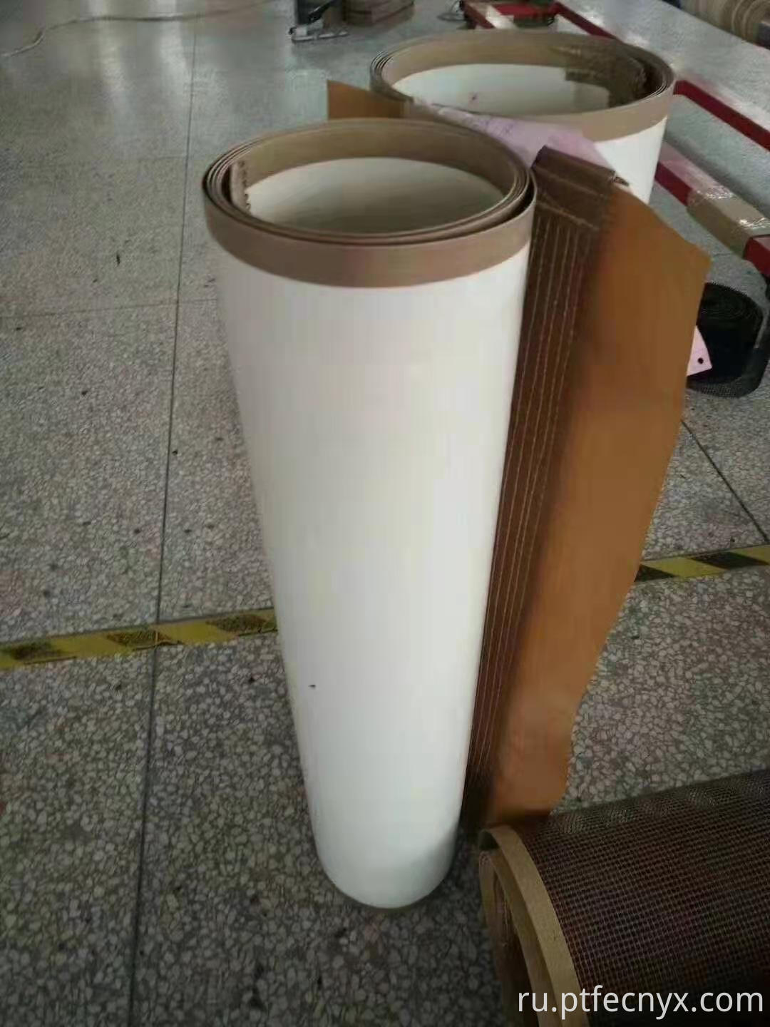 Side seal PTFE cloth belt